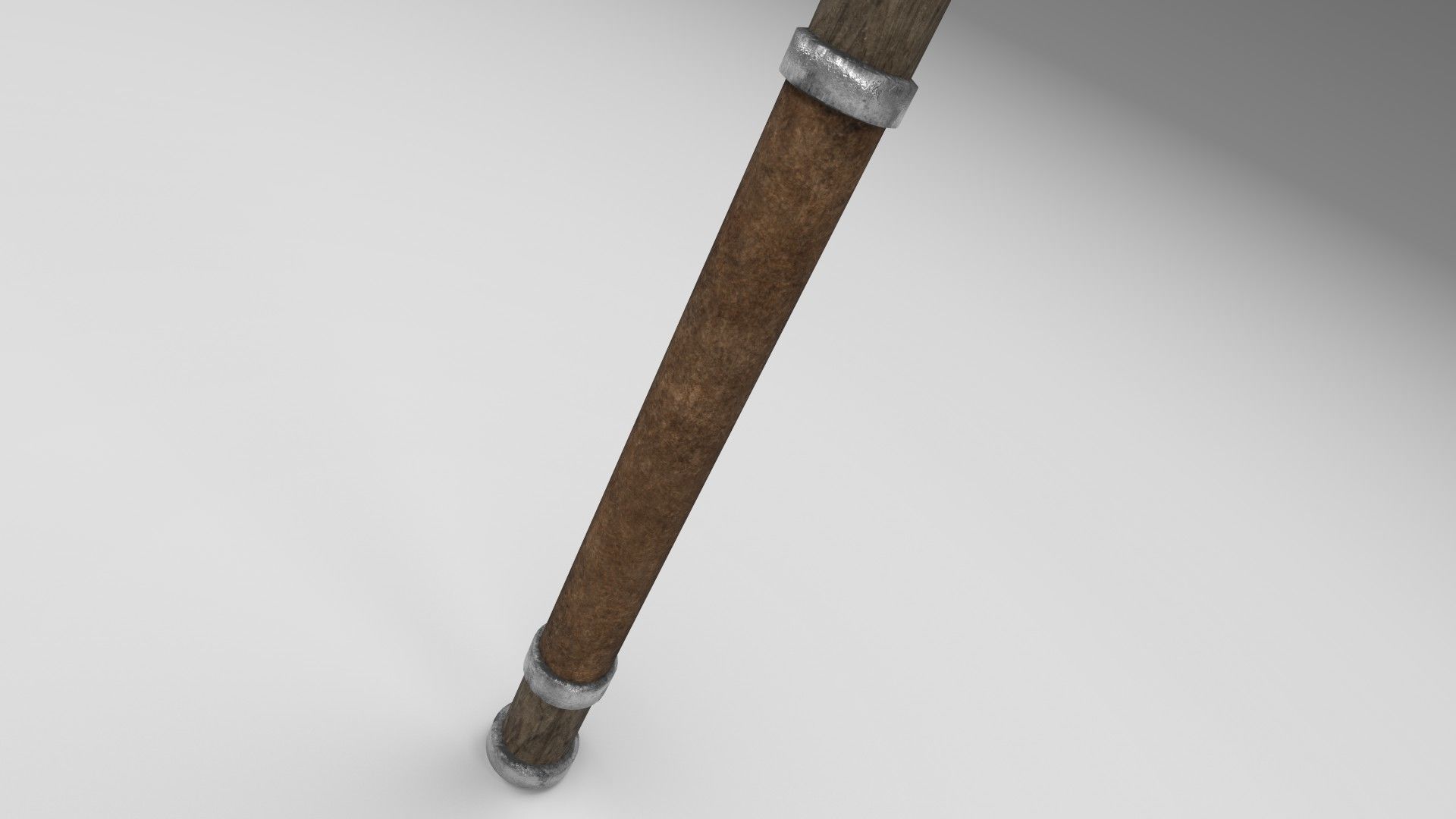 Medieval mace 1 Low-poly 3D model_4