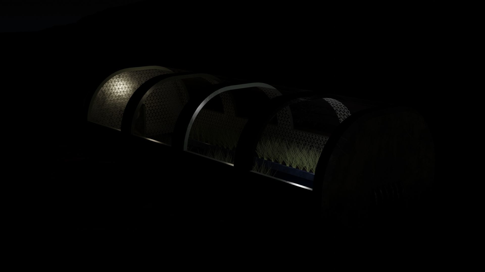 Martian farm Low-poly 3D model_16