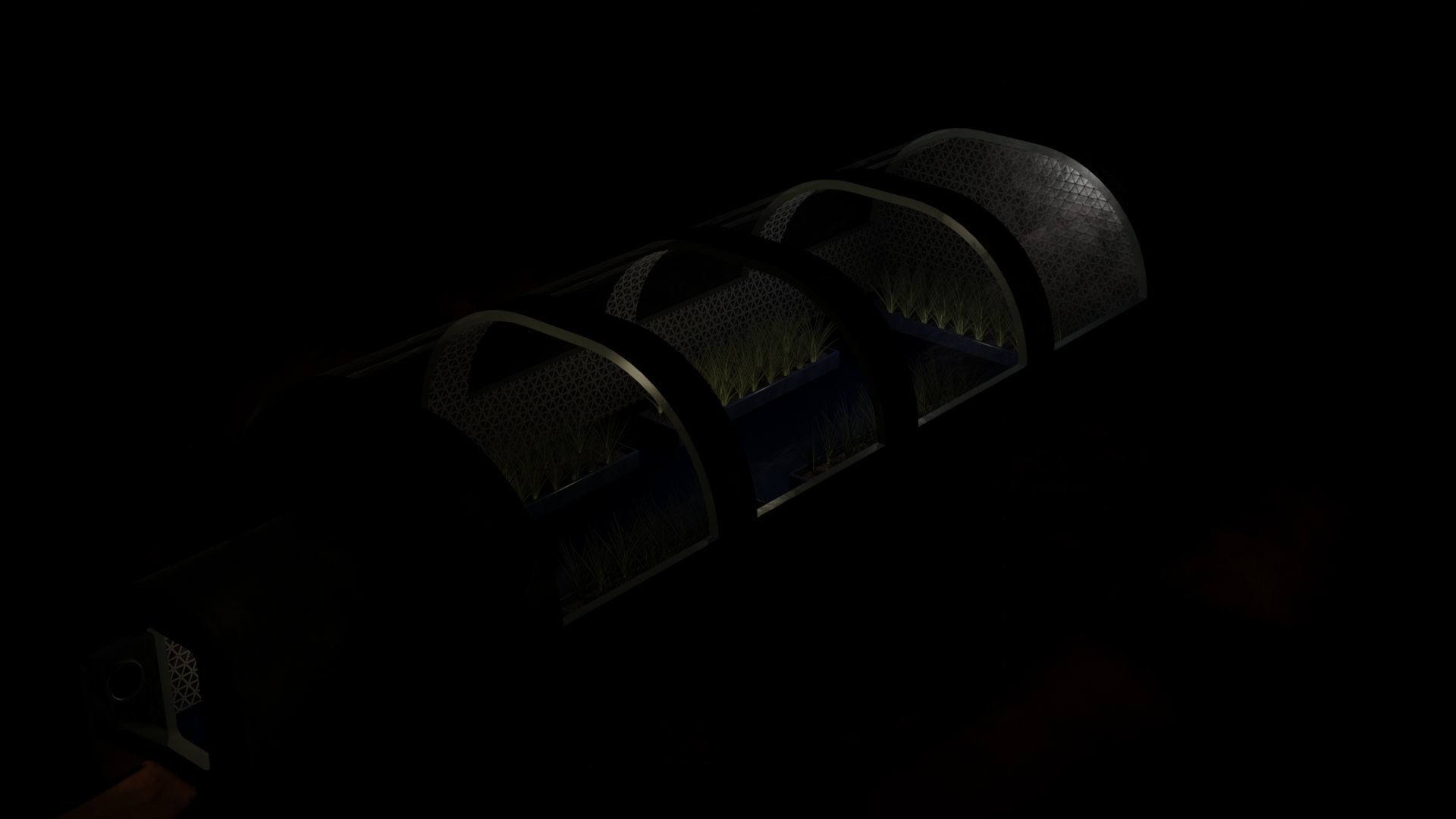 Martian farm Low-poly 3D model_15