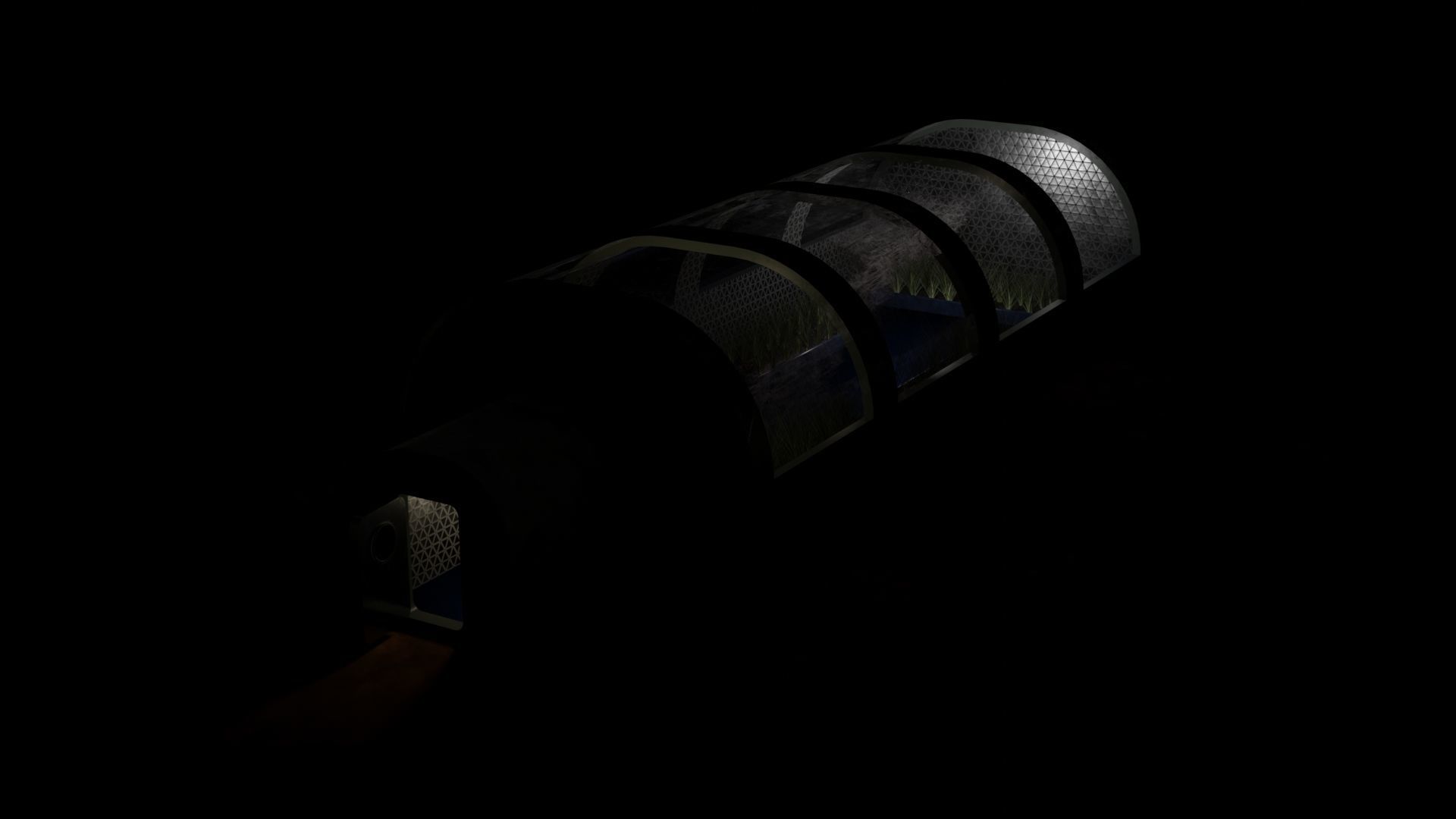 Martian farm Low-poly 3D model_12