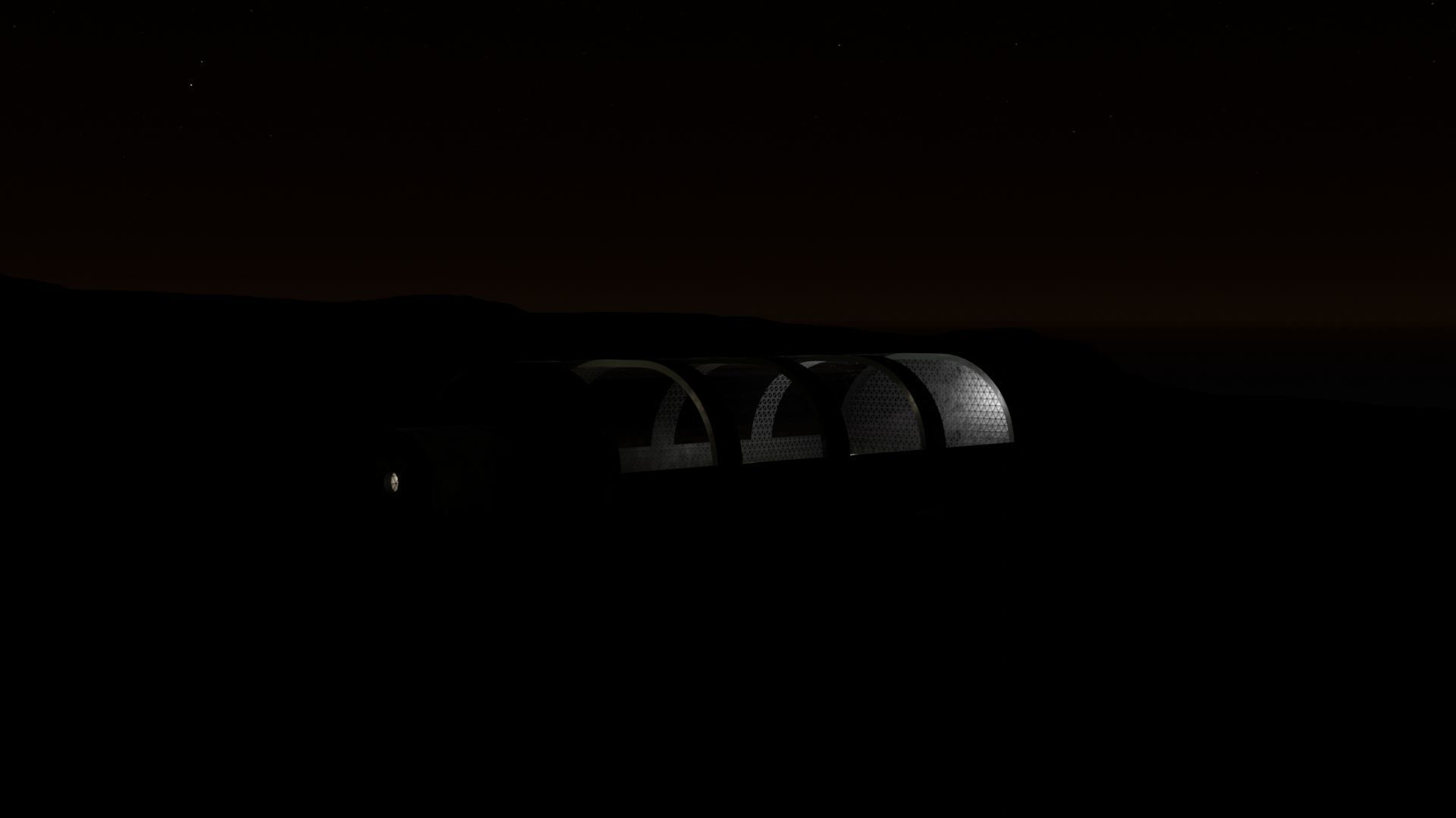 Martian farm Low-poly 3D model_18