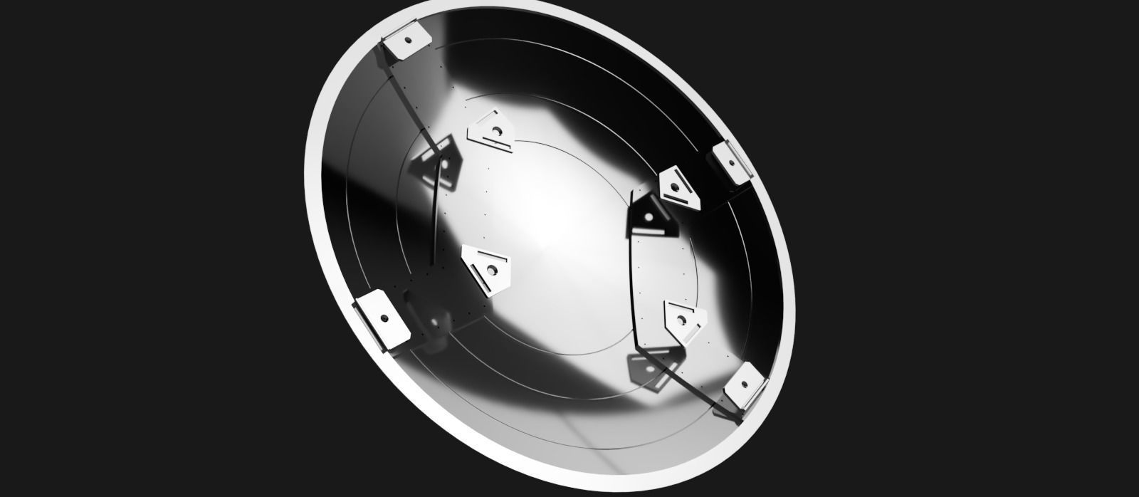 Captain America Shield 70cm original files  3D model_3