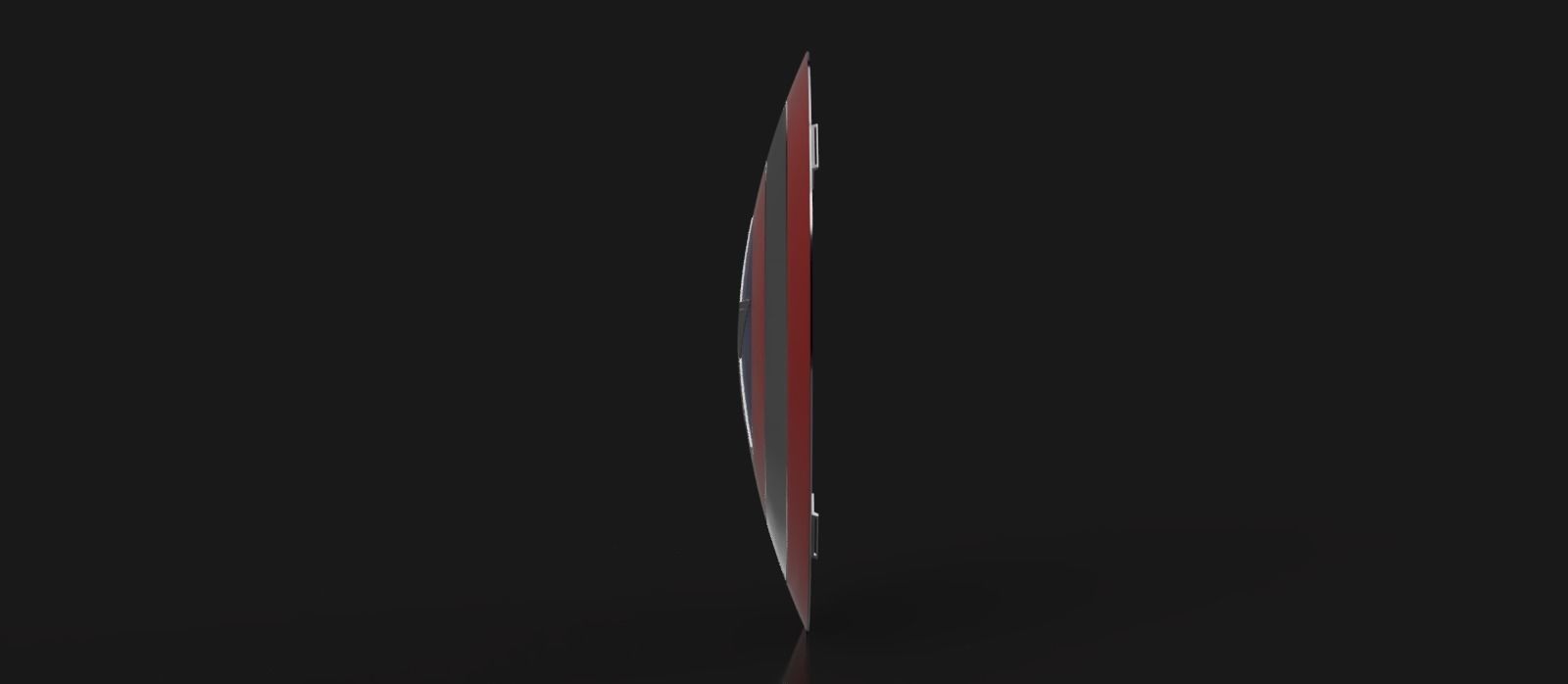 Captain America Shield 70cm original files  3D model_4