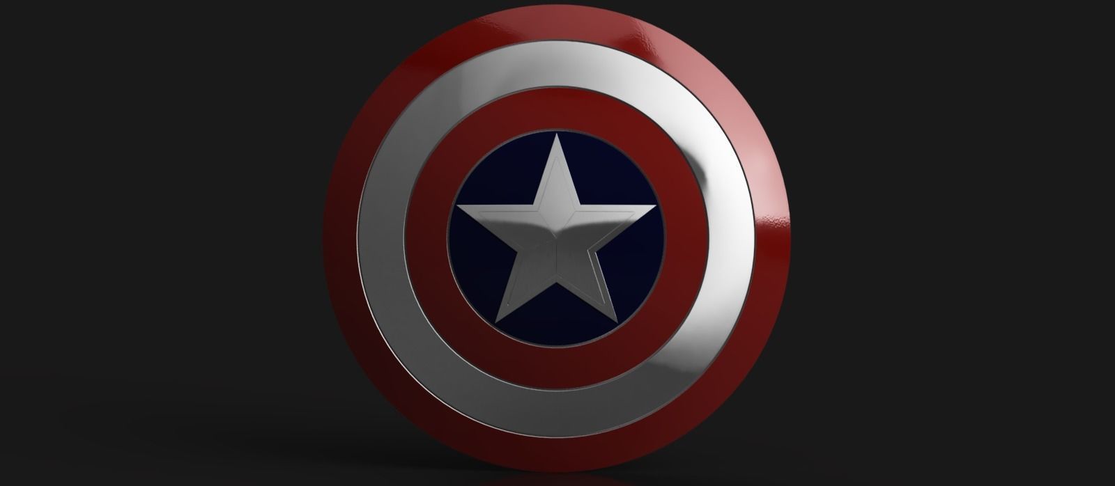Captain America Shield 70cm original files  3D model_6