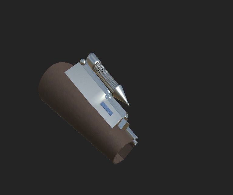 Mandalorian Bracer 3D model_4