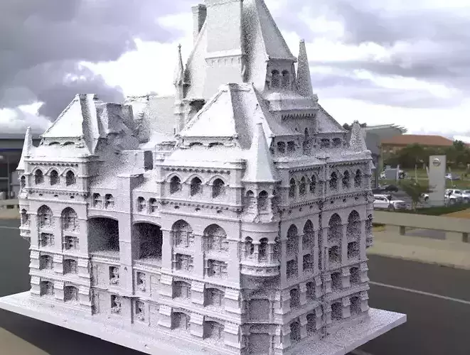 Wizards Library archive 3D 