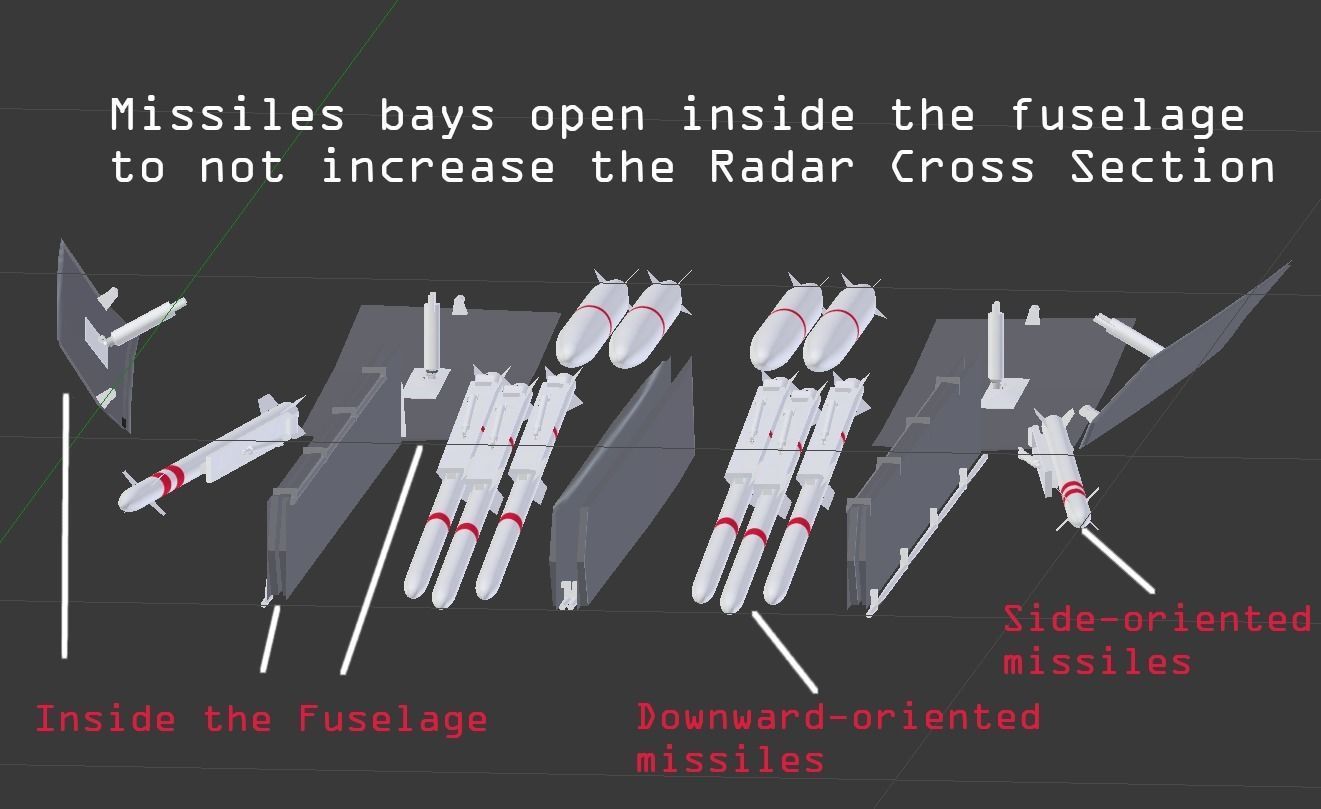 Silent Falcon The next generation stealth fighter jet 3D model_31