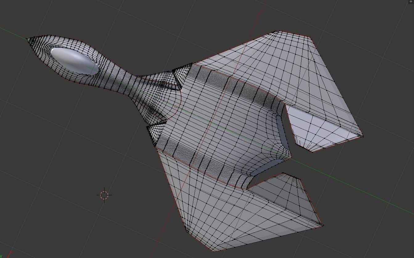 Silent Falcon The next generation stealth fighter jet 3D model_36