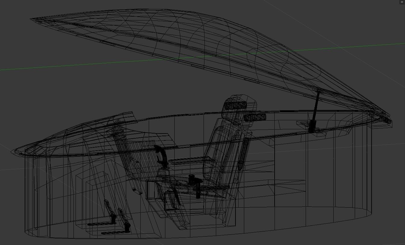 Silent Falcon The next generation stealth fighter jet 3D model_34