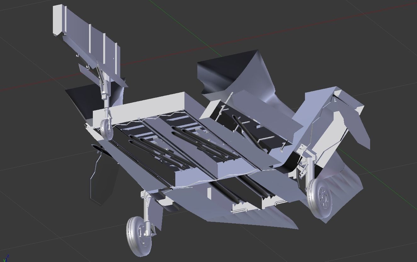 Silent Falcon The next generation stealth fighter jet 3D model_25