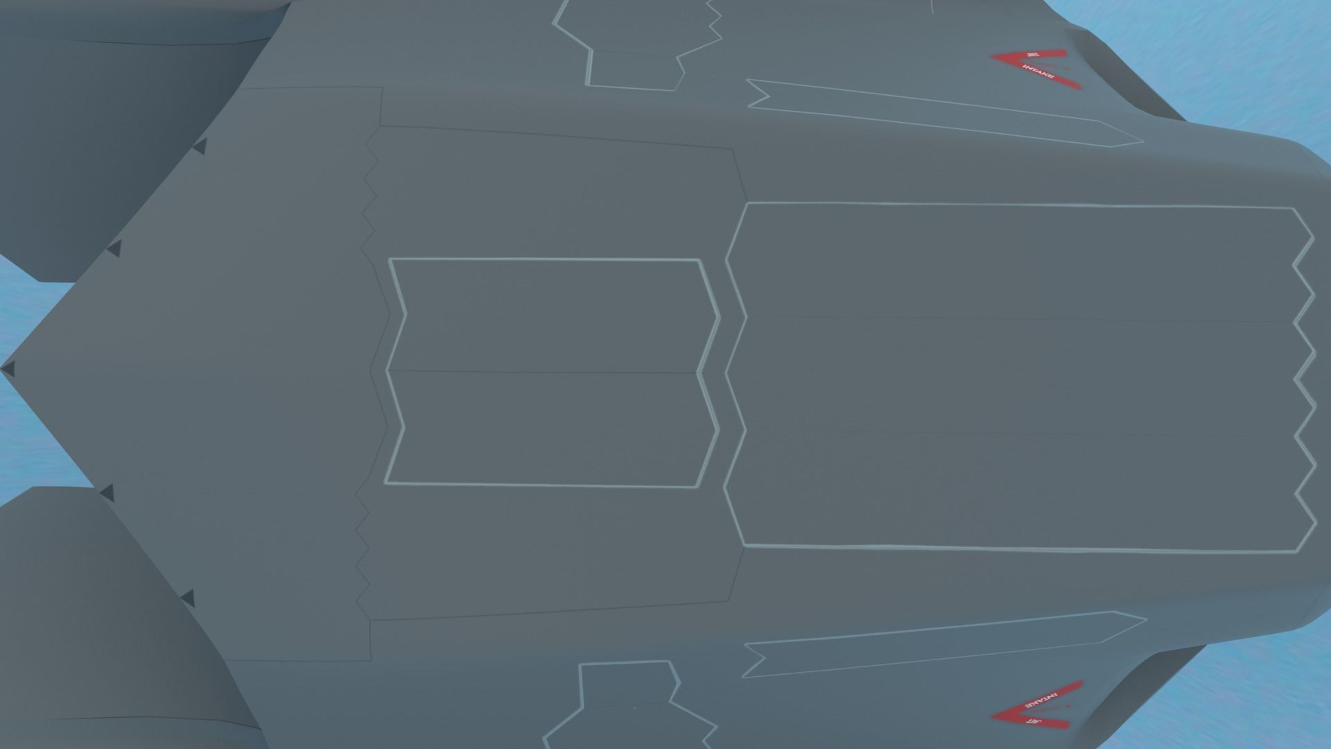 Silent Falcon The next generation stealth fighter jet 3D model_19