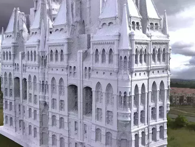 Wizards quarters 1 archive 3D 3D model