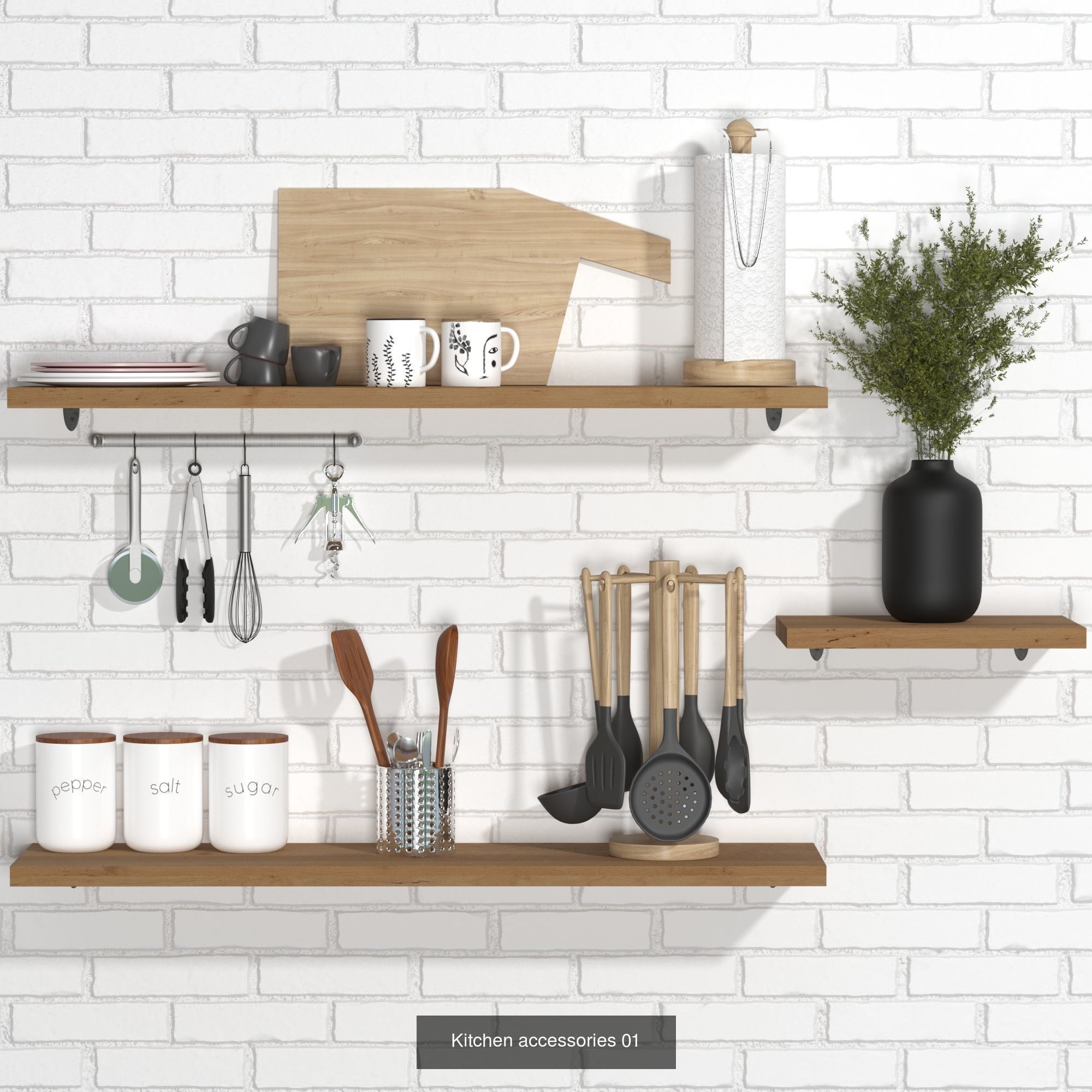 kitchen sets 3D Model Collection_2