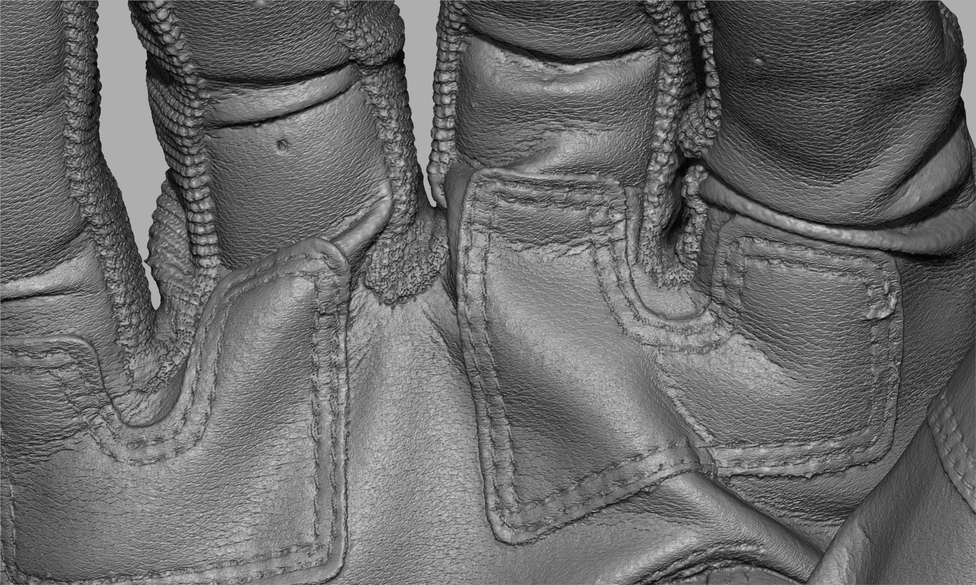 Tactical Gloves 038 Low-poly 3D model_16