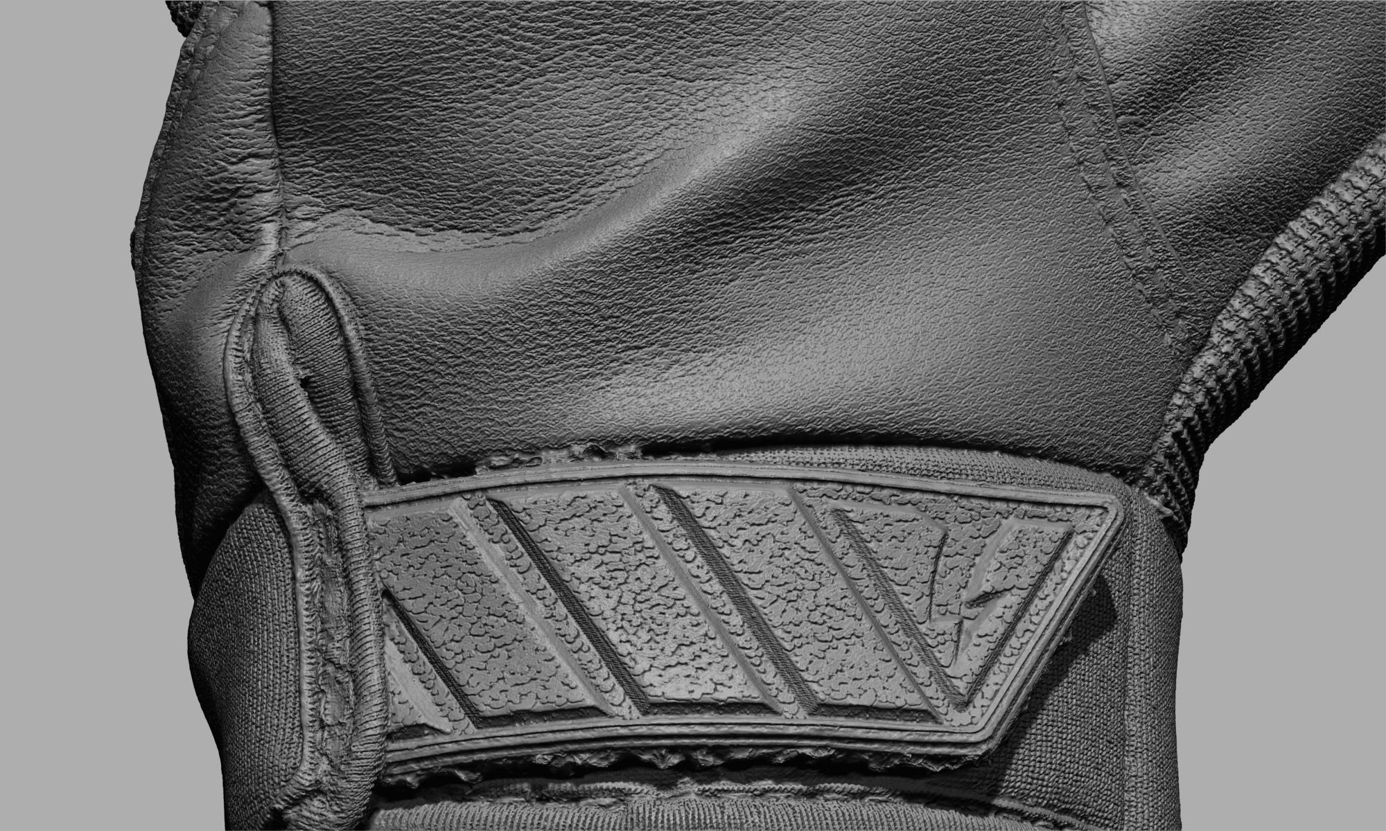 Tactical Gloves 038 Low-poly 3D model_18