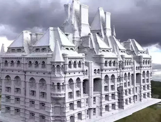 Wizards main city council 3D 