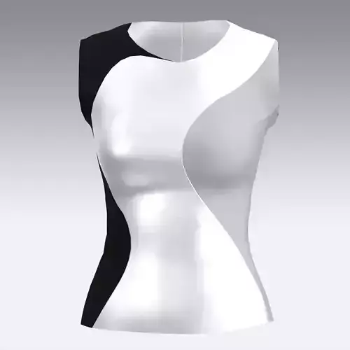 BLOUSE BLACK WHITE AND GRAY S CURVE HOURGLASS BLOUSE FASHION