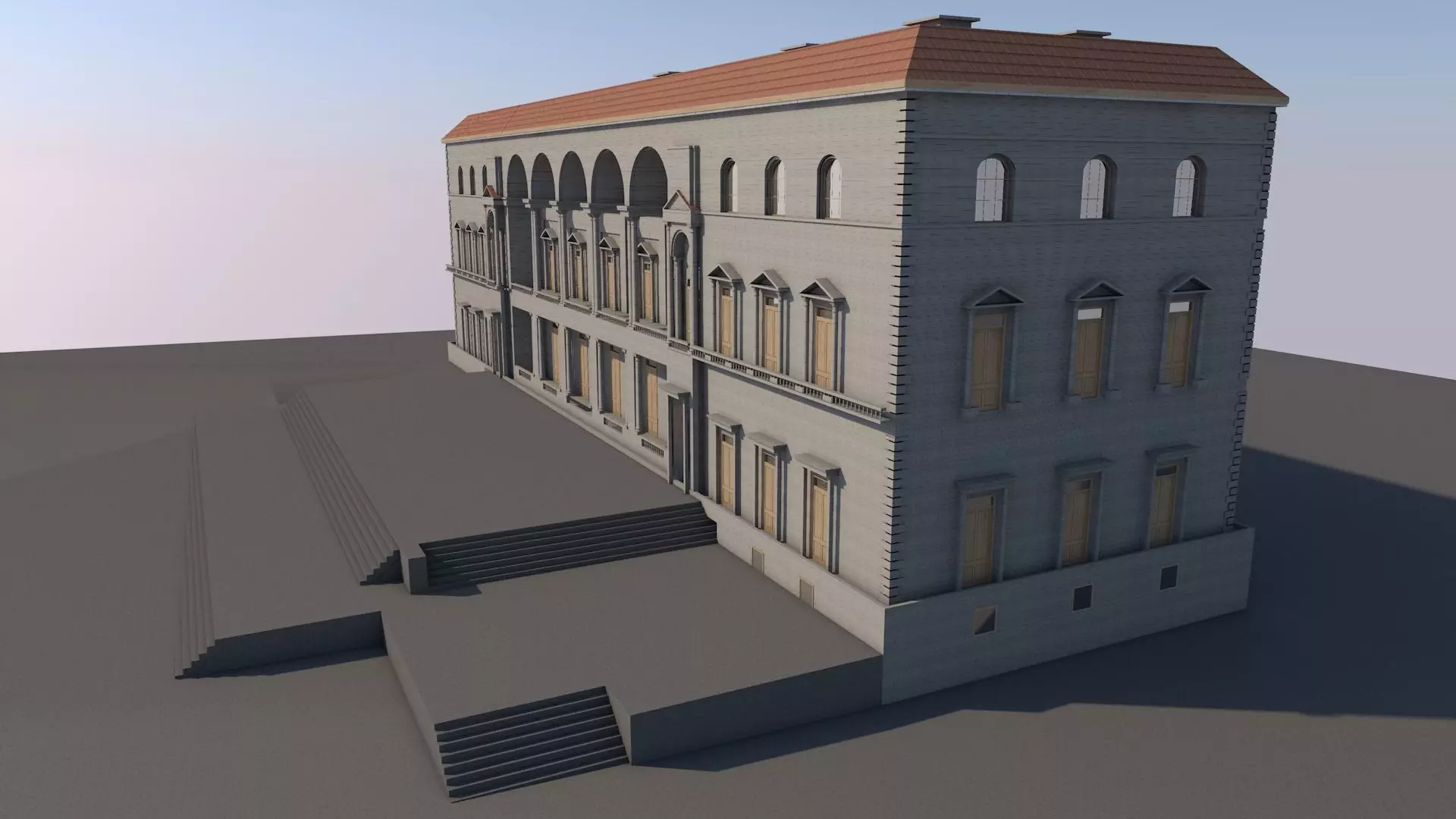 Old treasury house melbourne archicad model 3D model