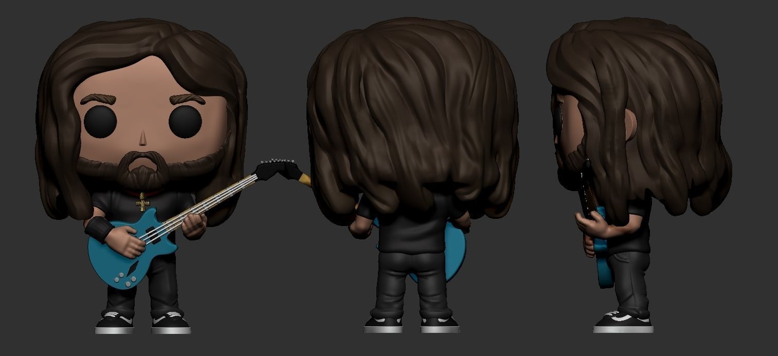 Foo Fighters 3D print model_1