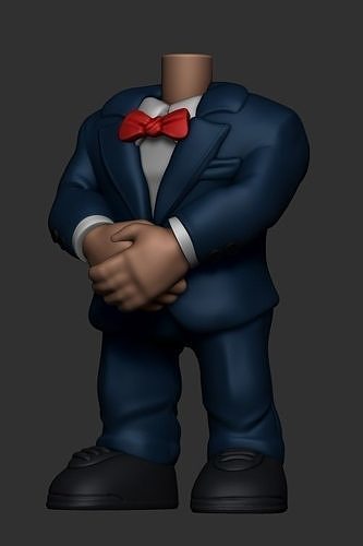 Wedding Man 3D print model