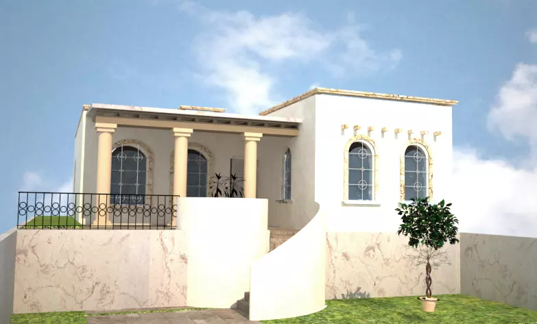 mobiliario house in cyprus Free 3D model_0