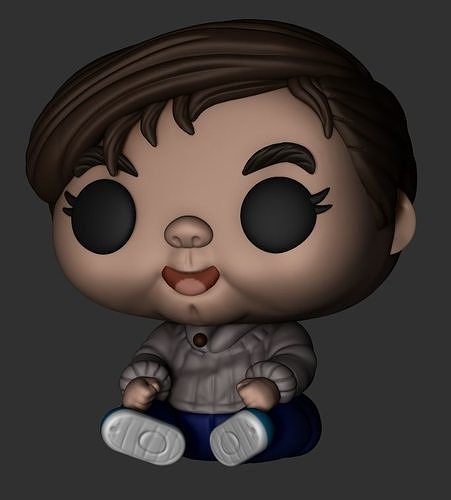 Baby Toon 3D print model