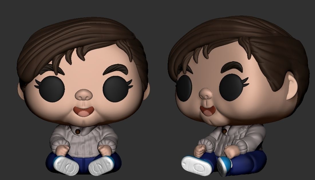 Baby Toon 3D print model_2