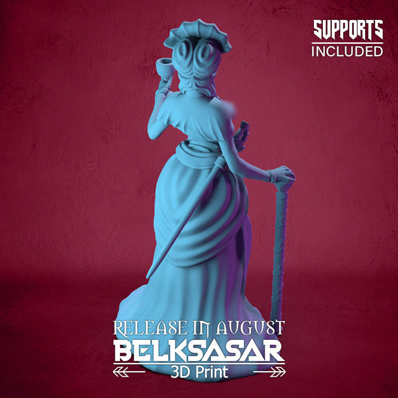 Vampire Duchess Topless 3D print model_16