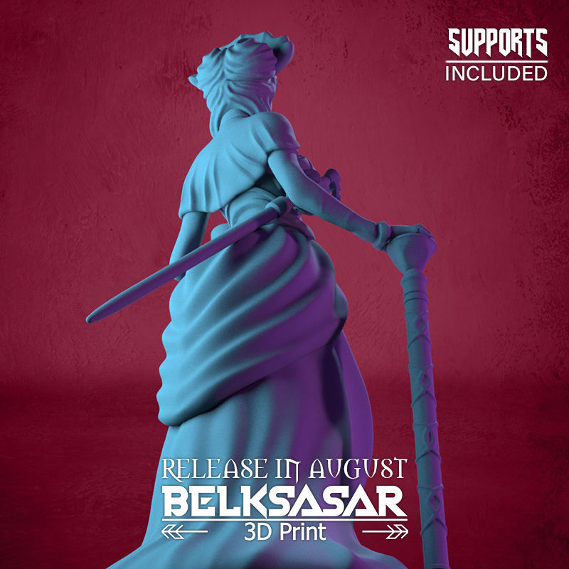 Vampire Duchess Normal and Topless 3D print model_38