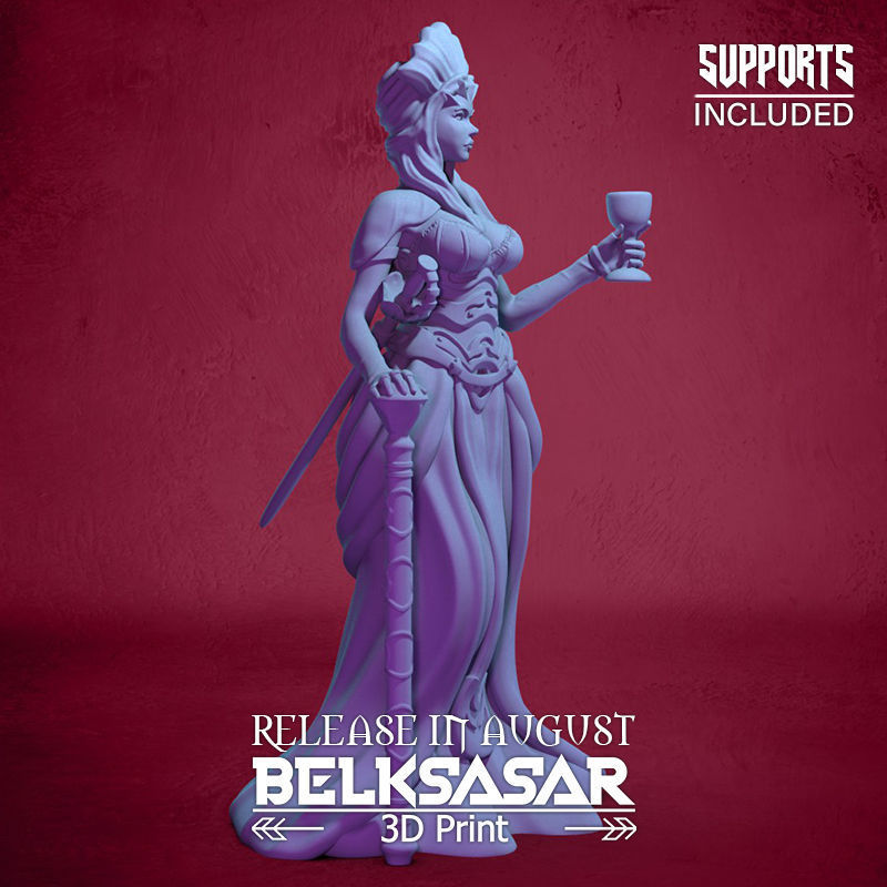 Vampire Duchess Normal and Topless 3D print model_30