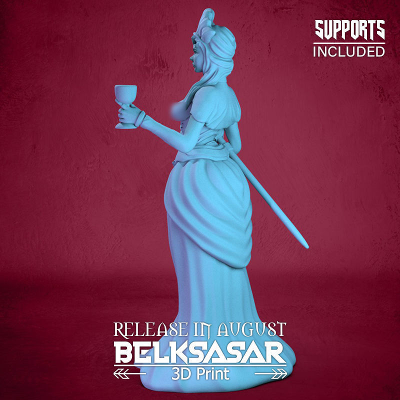 Vampire Duchess Normal and Topless 3D print model_4