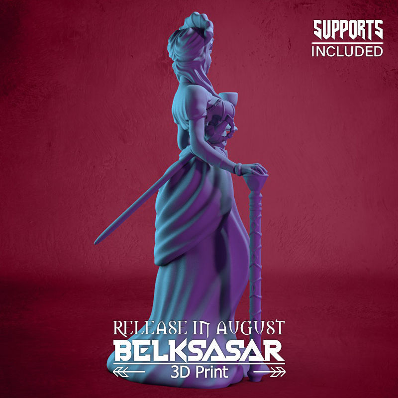 Vampire Duchess Normal and Topless 3D print model_31