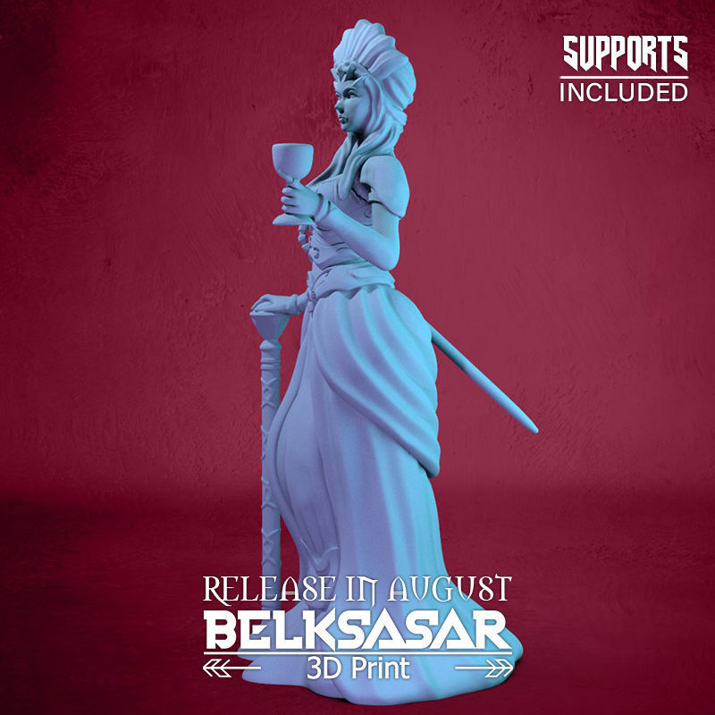 Vampire Duchess Normal and Topless 3D print model_26