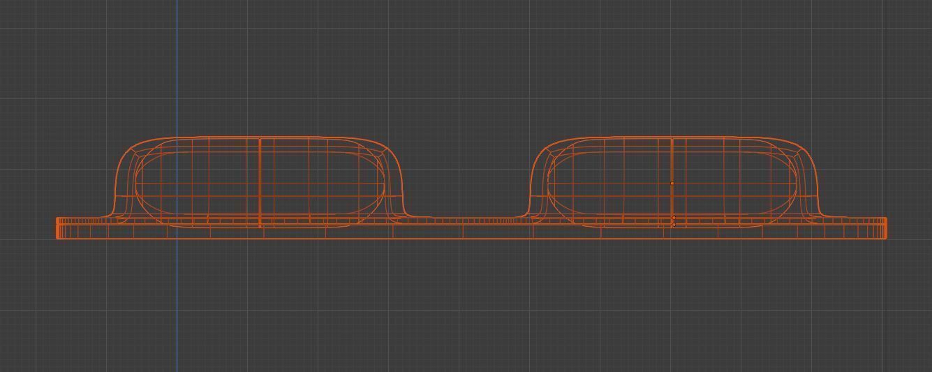 Capsules in blister pack 3D model_6