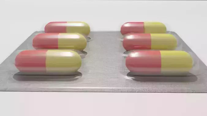 Capsules in blister pack