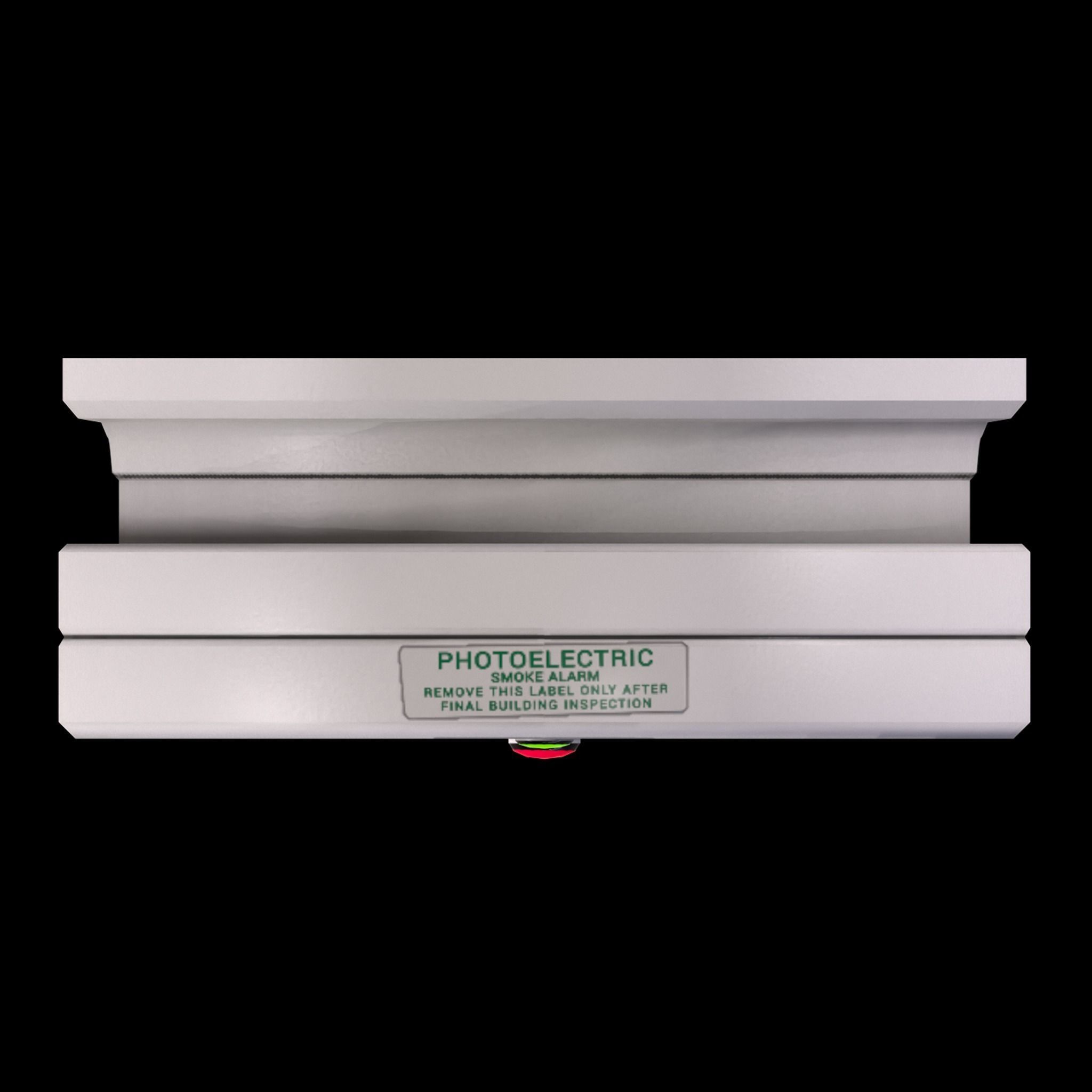 Smoke Detector Low-poly 3D model_7