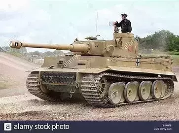 Tiger 1 tank on dirt road Free 3D model