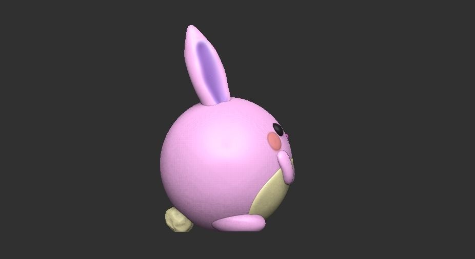 KAWAII BUNNY  3D print model_4
