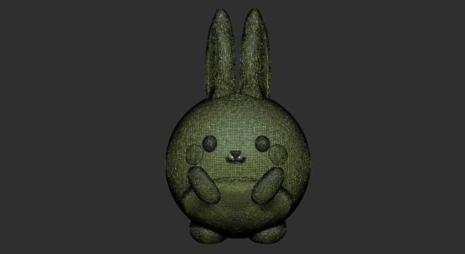 KAWAII BUNNY  3D print model_2