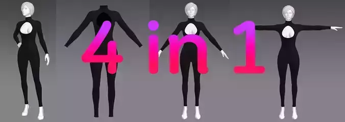 Woman Clothing 4 in 1 set66