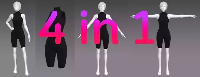 Woman Clothing 4 in 1 set67