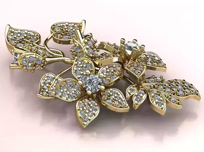 branch and leaf pendant 