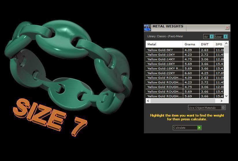 Mariner Link Band Mix Size 3D print model_13