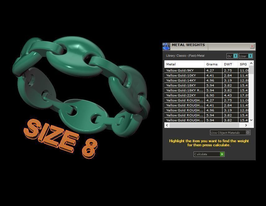 Mariner Link Band Mix Size 3D print model_14