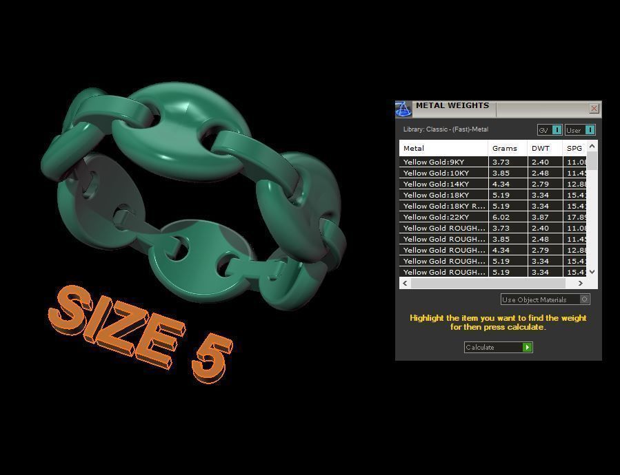 Mariner Link Band Mix Size 3D print model_11