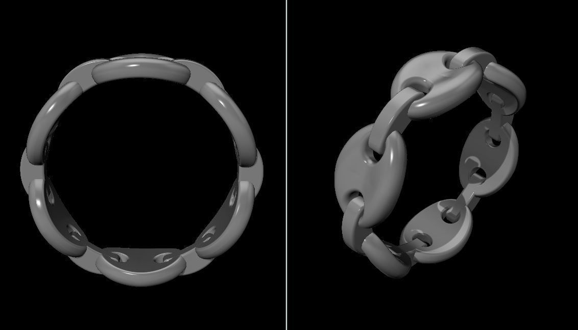 Mariner Link Band Mix Size 3D print model_19