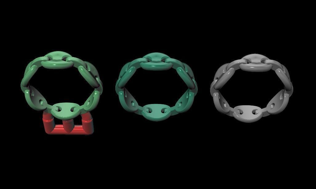 Mariner Link Band Mix Size 3D print model_8