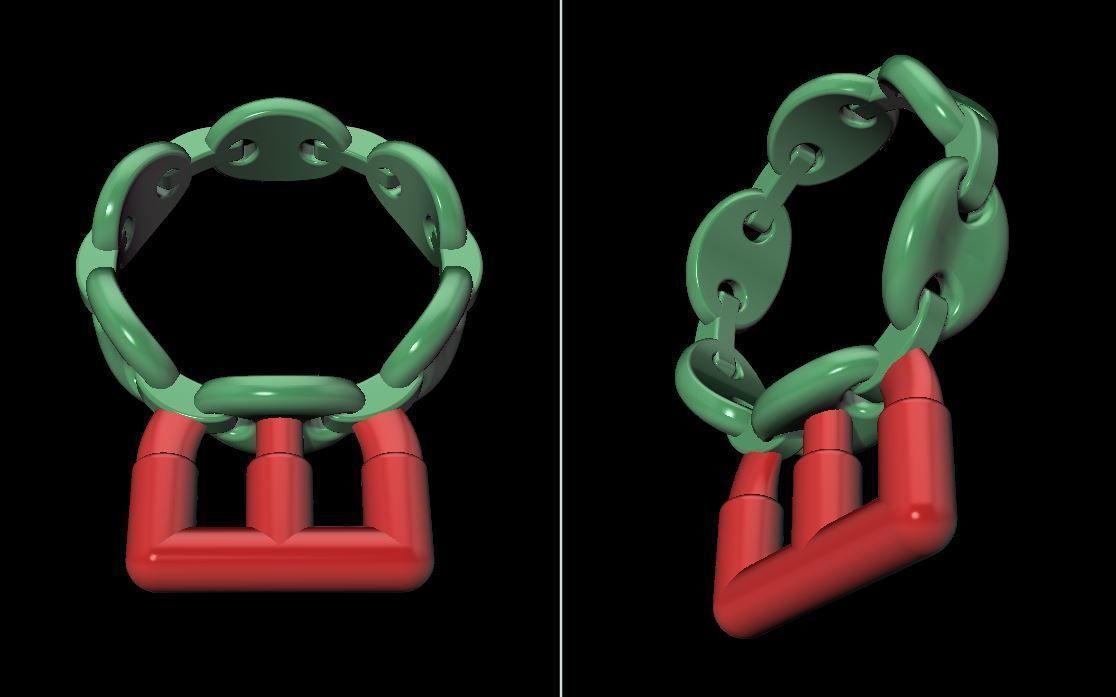 Mariner Link Band Mix Size 3D print model_17
