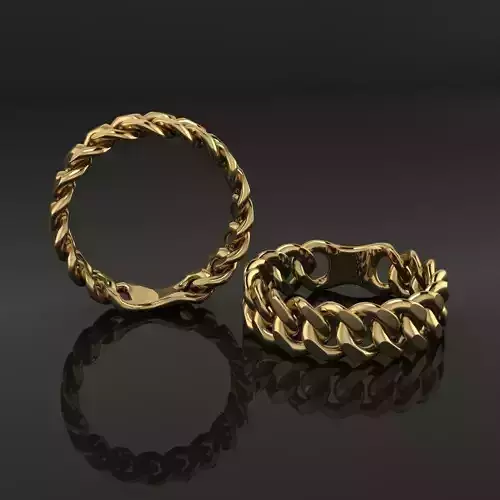 Cuban Link Bottom Fused Mix Size