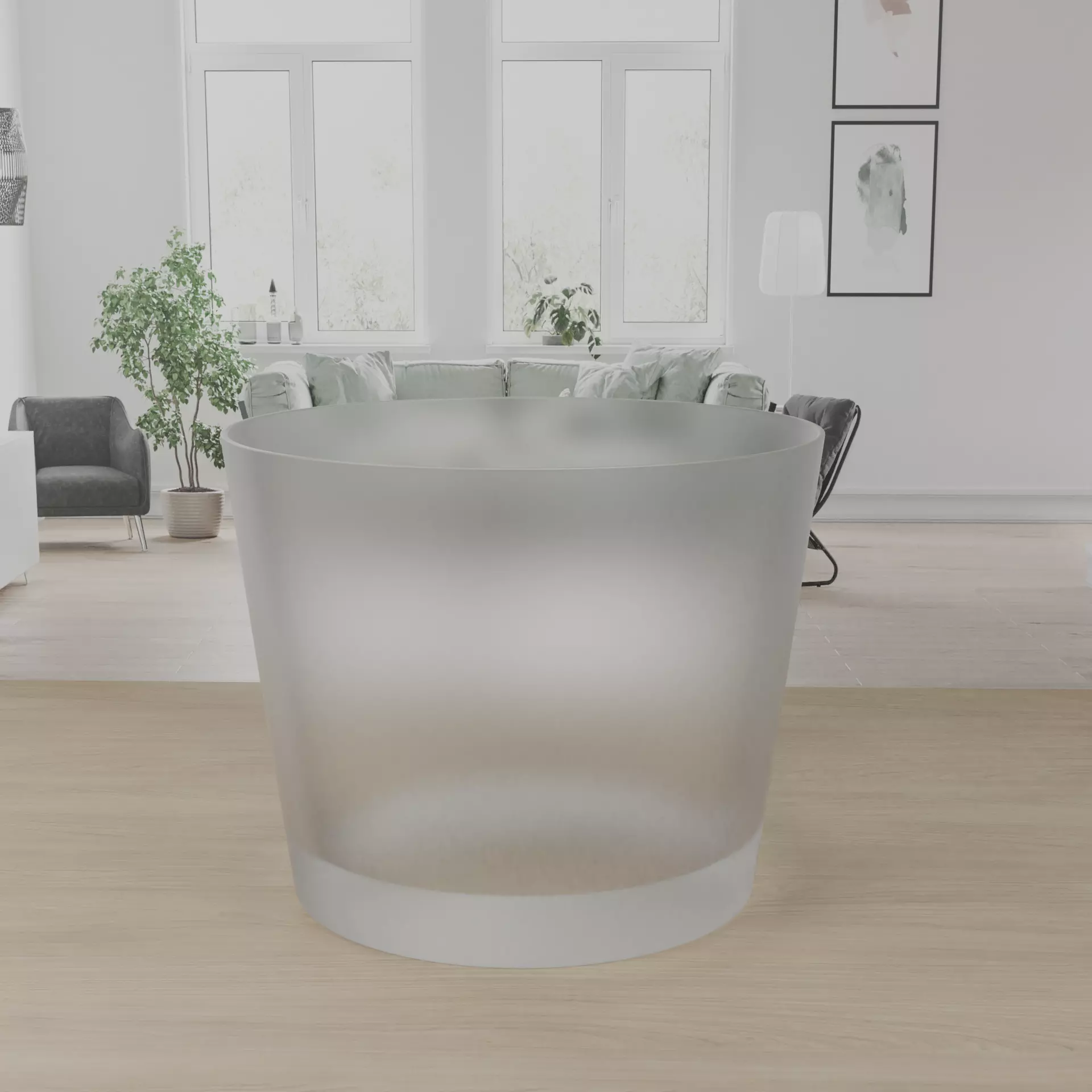 glass cup Free 3D model_0